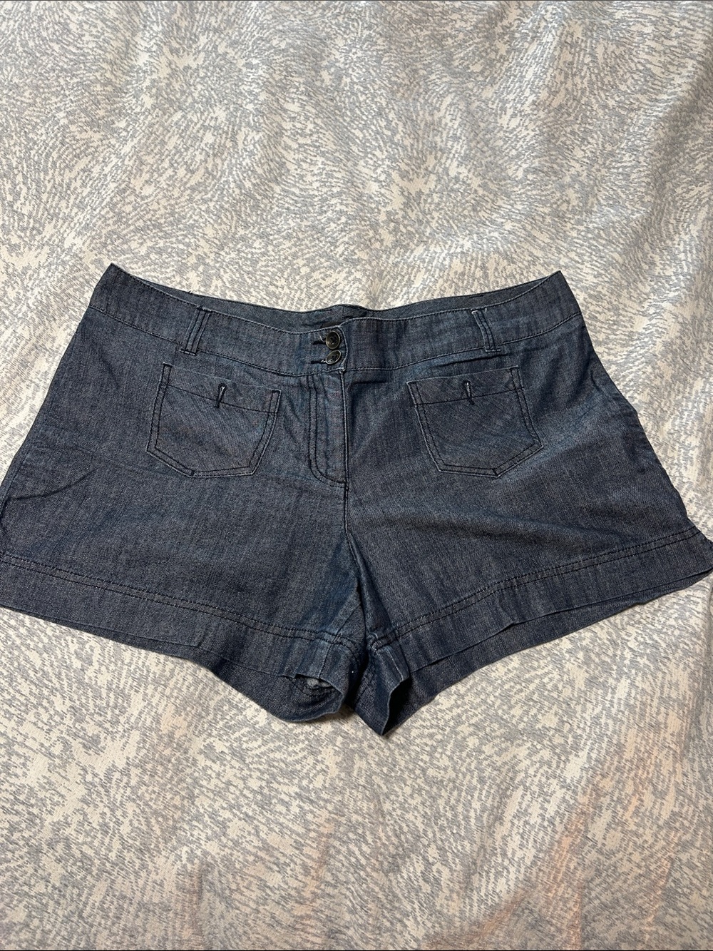 New York & Company Dark Denim Shorts